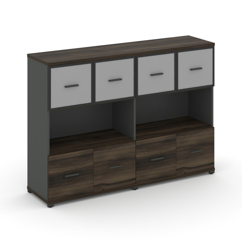 Concept Шкаф 2 широкие секции, 3 ниши CN.STS-325 RMB A Дуб Мали/Антрацит/Металл Антрацит/Сатин 1668* Concept Шкаф 2 широкие секции, 3 ниши CN.STS-325 RMB A Дуб Мали/Антрацит/Металл Антрацит/Сатин 1668*