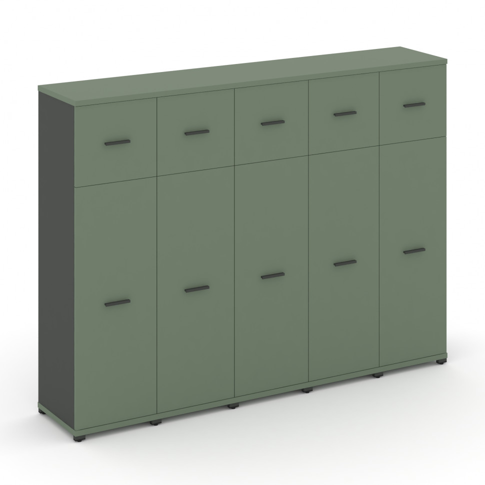 Concept Шкаф 5 узких секций, 4 ниши CN.STU-454 A Кобо/Антрацит/Металл Антрацит 2084*420*1554 Concept Шкаф 5 узких секций, 4 ниши CN.STU-454 A Кобо/Антрацит/Металл Антрацит 2084*420*1554