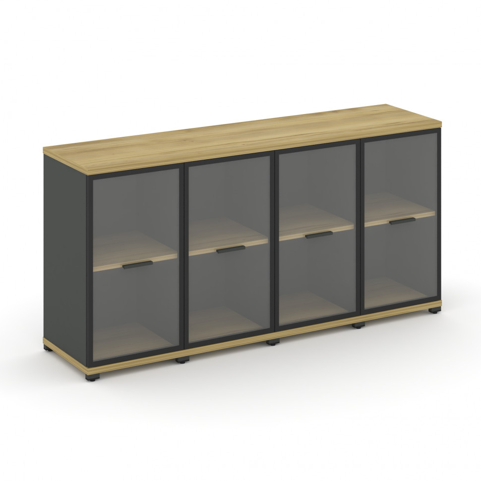 Concept Шкаф 4 узкие секции, 2 ниши CN.STU-243 RPB A Дуб Винченцо/Антрацит/Металл Антрацит/Прозрачны Concept Шкаф 4 узкие секции, 2 ниши CN.STU-243 RPB A Дуб Винченцо/Антрацит/Металл Антрацит/Прозрачны