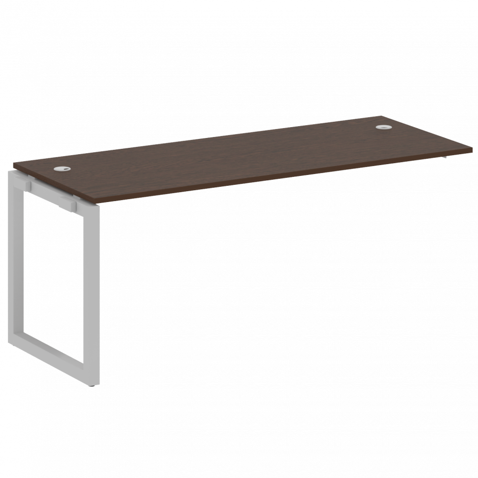 Metal System Quattro Проходной элемент рабочей станции на О-образном м/к 50БО.ПРС-СП-1.5 Венге Цаво/