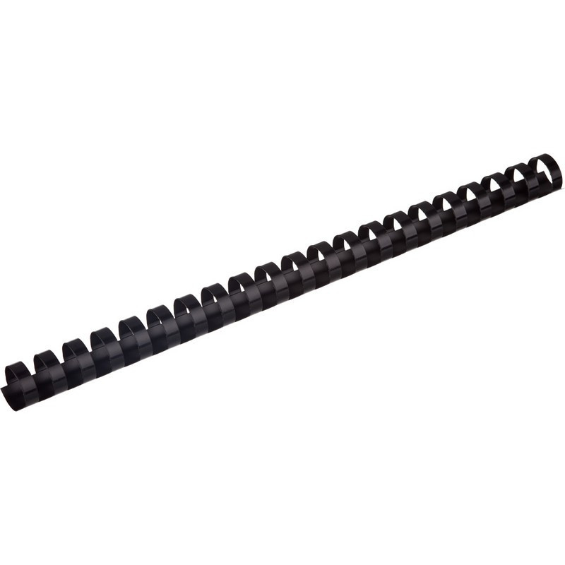 Пружины для переплета пластиковые Promega office 19мм черные 100шт/уп.