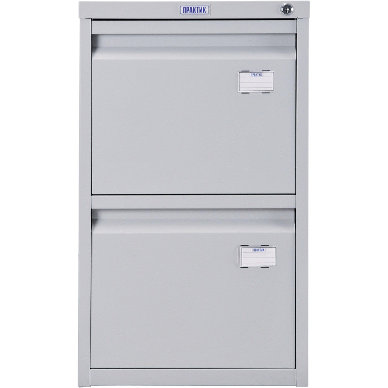 Картотека 0MX_ПРАКТИК A-42 шкаф 2 секцион А4, ц.замок, 408х485х685