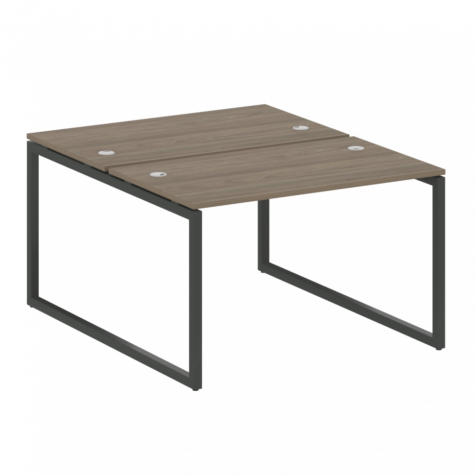 Metal System Quattro Рабочая станция на О-образном м/к 40БО.РАС-СП-2.2 Вяз Благородный/Металл Антрац Metal System Quattro Рабочая станция на О-образном м/к 40БО.РАС-СП-2.2 Вяз Благородный/Металл Антрац