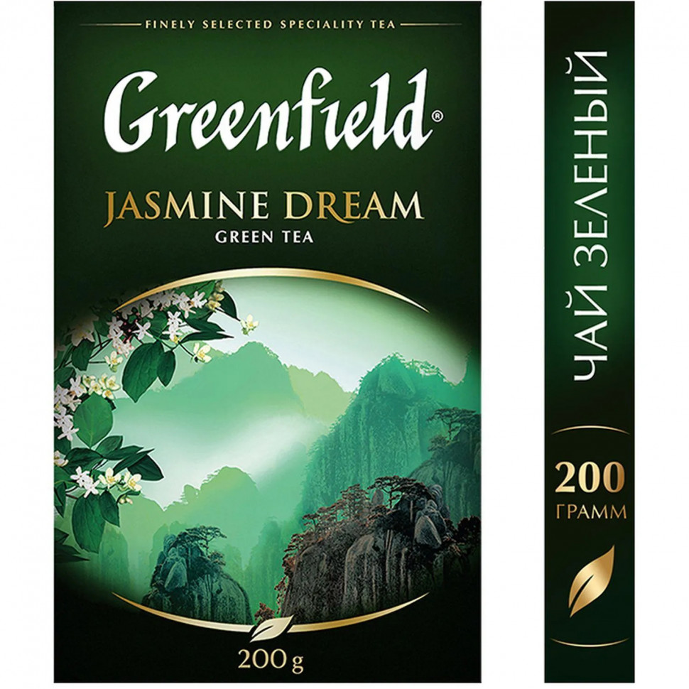 Чай зеленый листовой Greenfield Jasmine Dream, 200гр