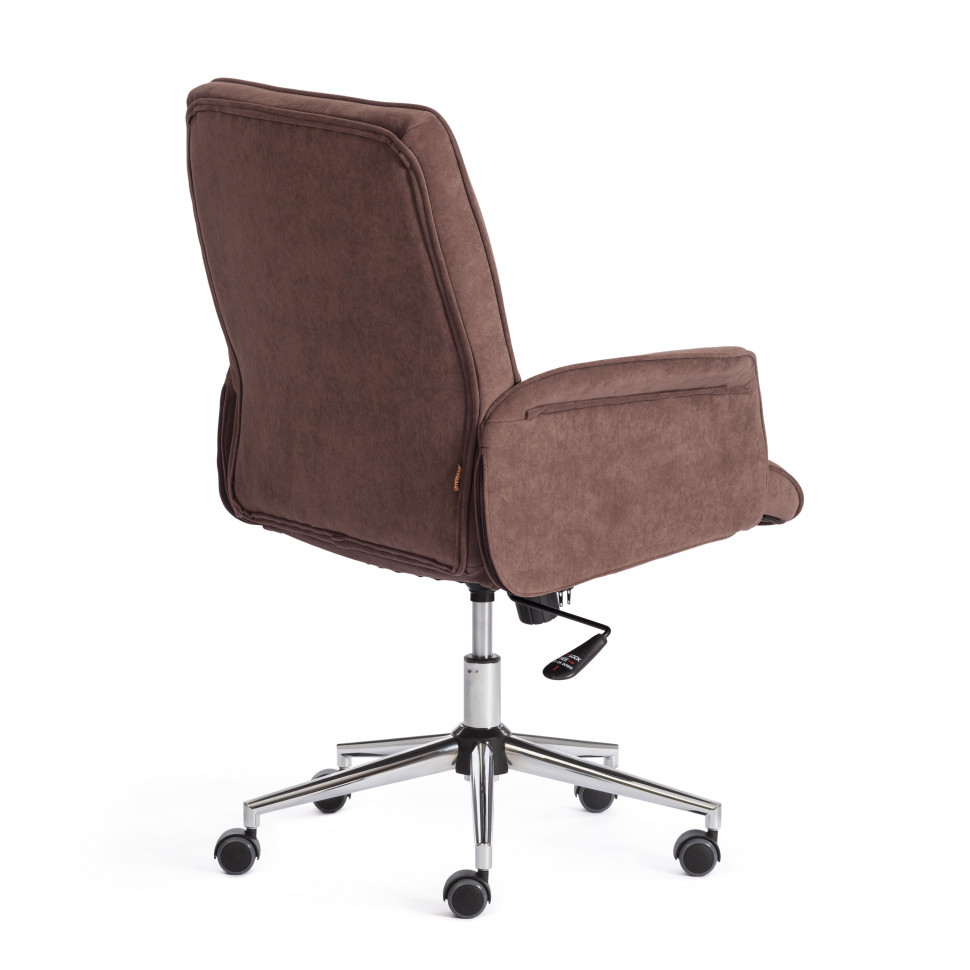 Кресло YORK флок , коричневый, 6
