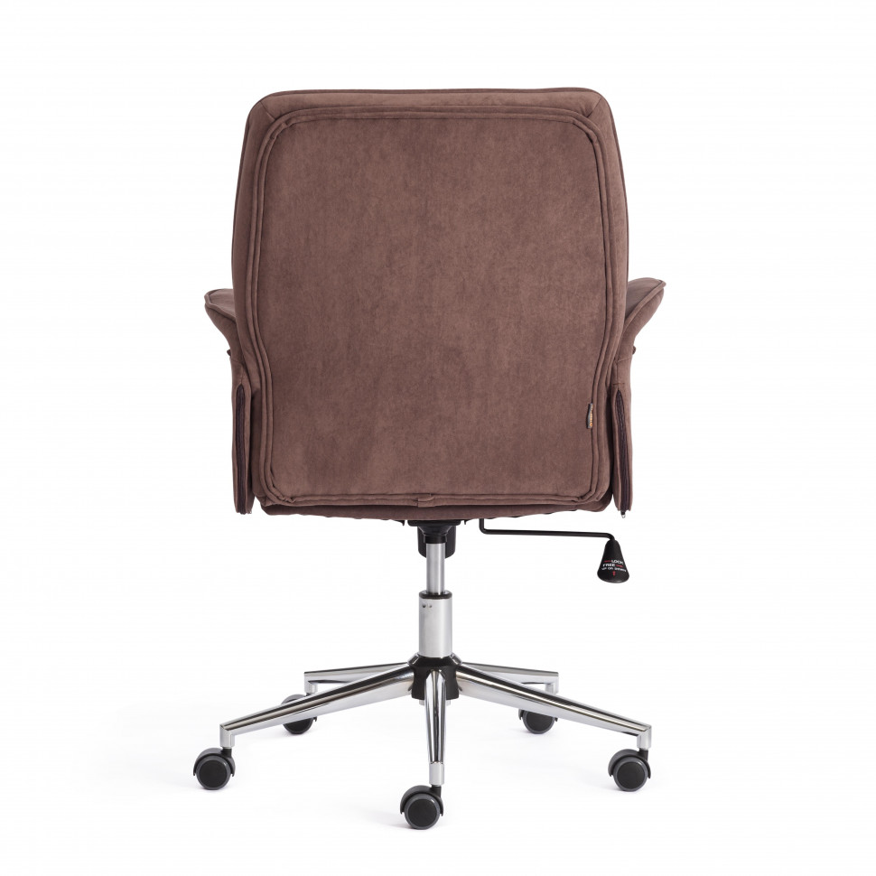 Кресло YORK флок , коричневый, 6
