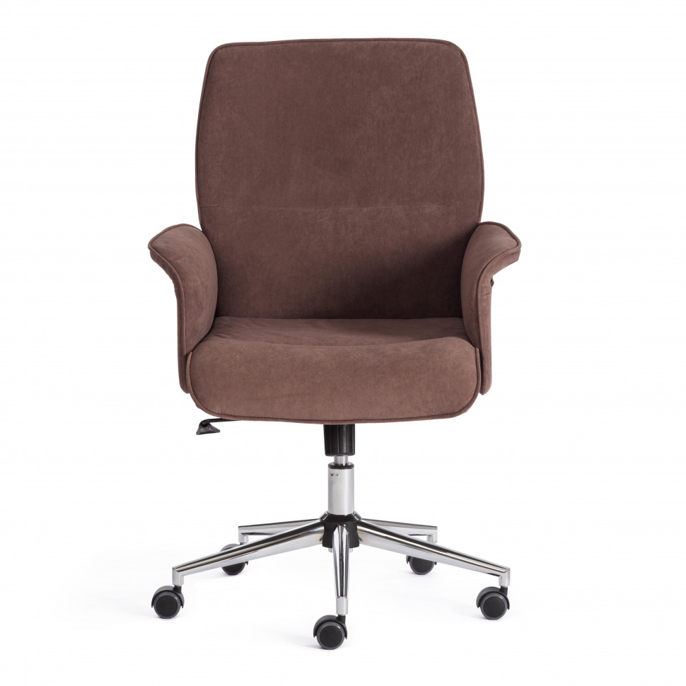 Кресло YORK флок , коричневый, 6