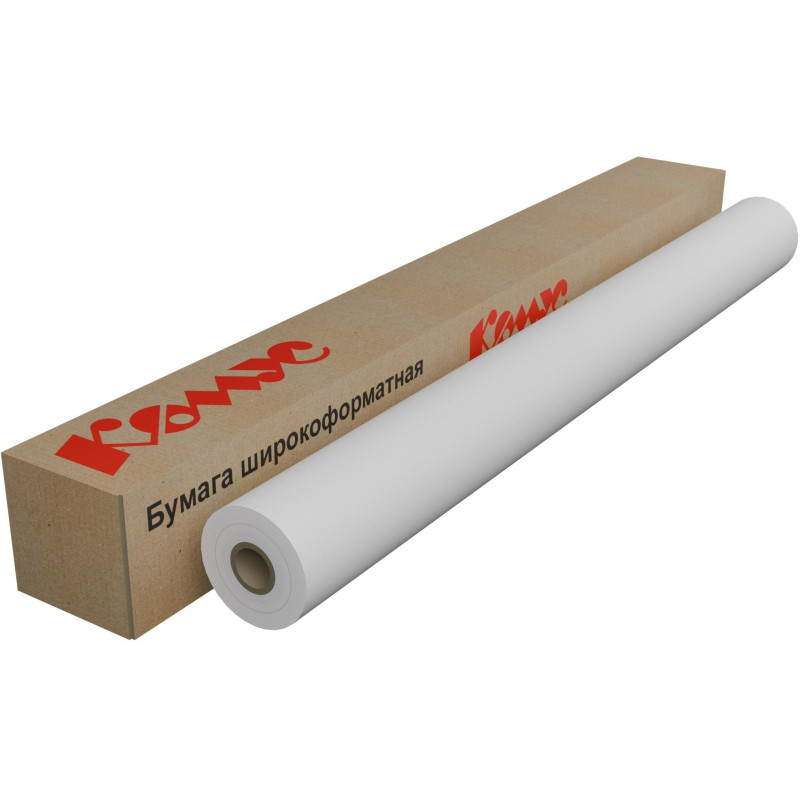 Бумага широкоформатная InkJet 80г 610ммх100м 50,8мм