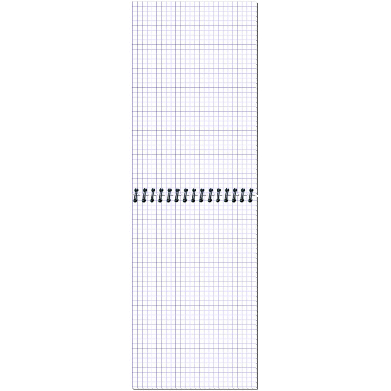 Блокнот МИКРОВЕЛЬВЕТ- А5 50л. спираль, зеленый, клетка 40шт