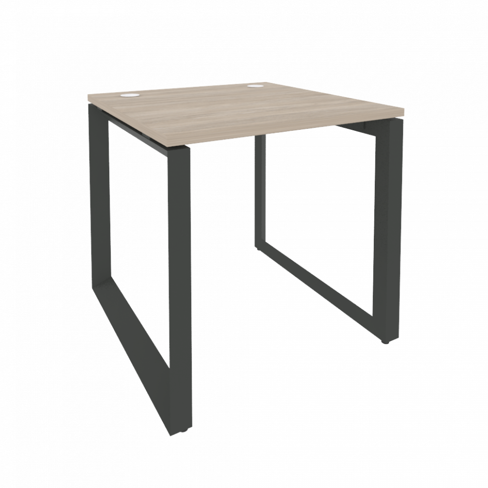 Onix Стол рабочий на О-образном м/к O.MO-SP-0.8 Дуб Аттик/Металл Антрацит 780*800*750