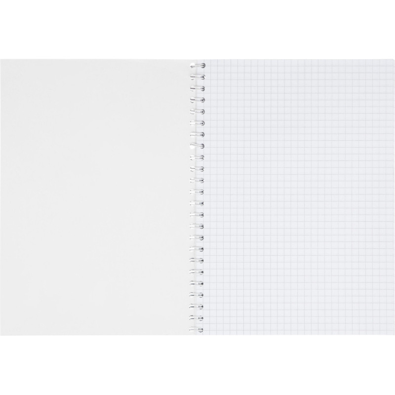 Бизнес-тетрадь А5 96л Attache Градиент Малиновый клетка, 65г, греб, УФ-лак