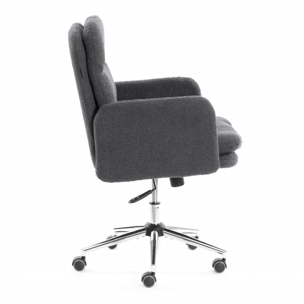 Кресло Dover хром букле, серый, barni grey