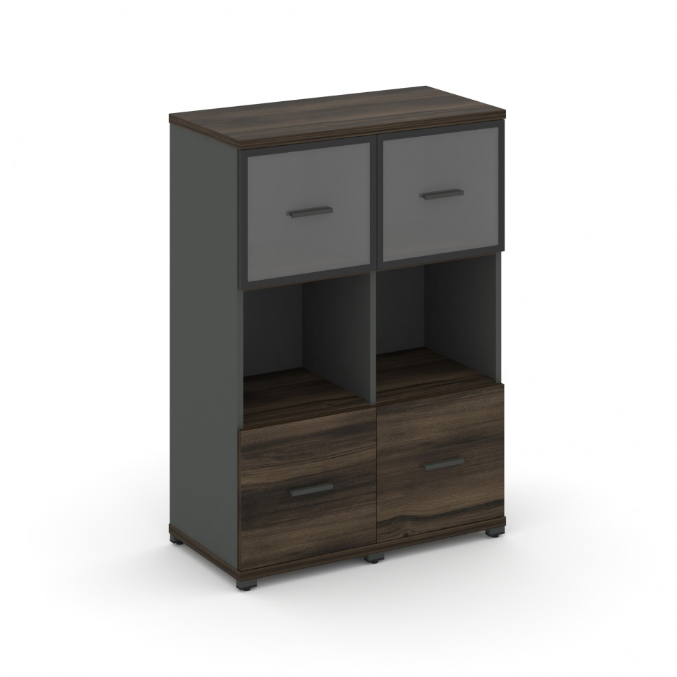 Concept Шкаф 2 узкие секции, 3 ниши CN.STU-325 RPB A Дуб Мали/Антрацит/Металл Антрацит/Прозрачный 83 Concept Шкаф 2 узкие секции, 3 ниши CN.STU-325 RPB A Дуб Мали/Антрацит/Металл Антрацит/Прозрачный 83