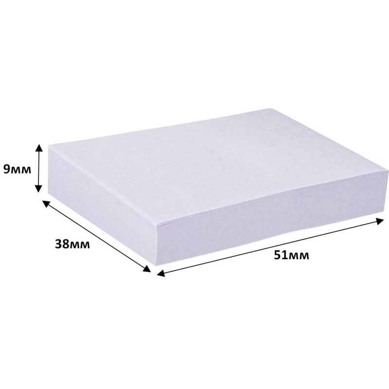 Стикеры ATTACHE Bright colours с клеев.краем 38х51 фиолетовый 100л 3 шт/наб