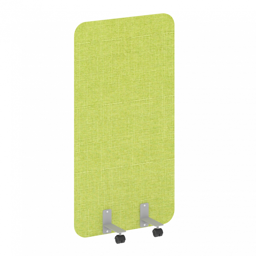 R-line soft Перегородка на металлических опорах, на роликах AP.R-80-150 Romeo 07/Металл Серый 800*28