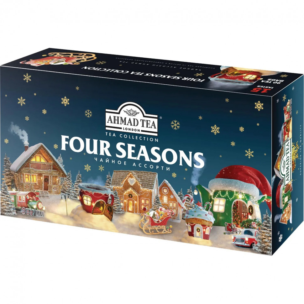 Чай Ahmad Tea Чайное Ассорти, пакет в конв, 15 вкусов, 90 пак (N060W-3) НГ