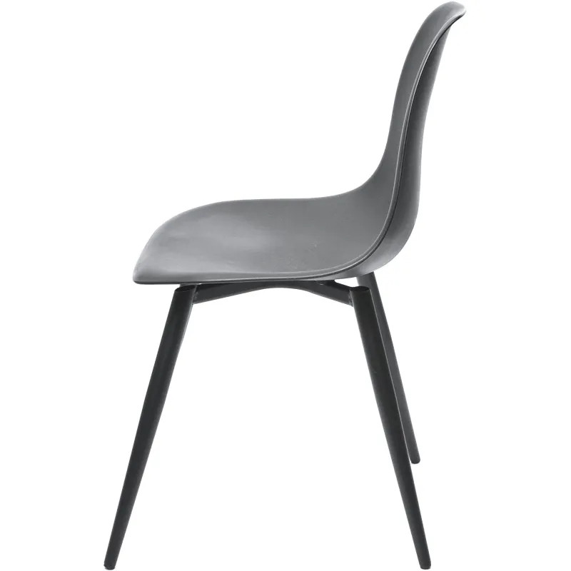 Стул Комус EAMES PLAST HN BLACK (BOX-4) (KM) RU K02 черный/черный
