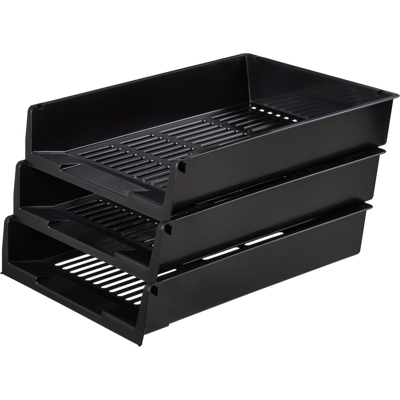 Лоток горизонтальный Attache решетчатый черный ЛТ291АЕ