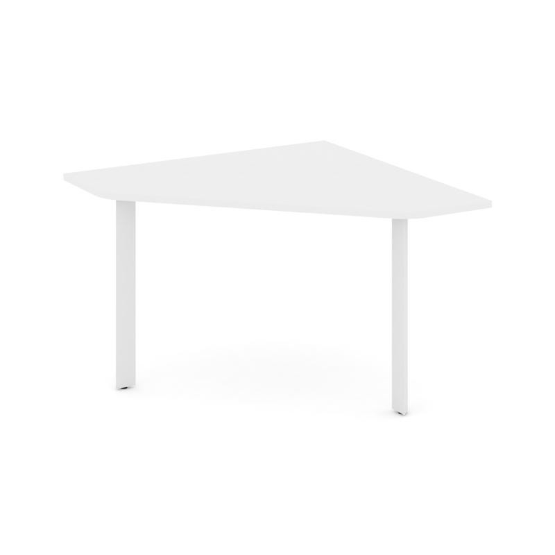 Style Project Угловой элемент переговорного стола SN-59.UPRG-031 Белый/Металл Белый 1180*1180*750