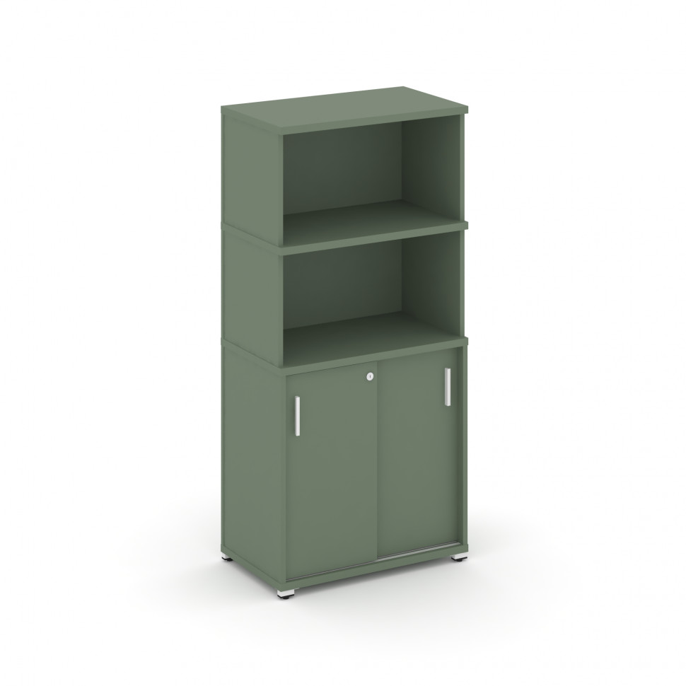 Concept Шкаф-купе опорный/приставной с надставкой выс. CN.SOPK-003 W Кобо/Металл Белый 720*420*1530