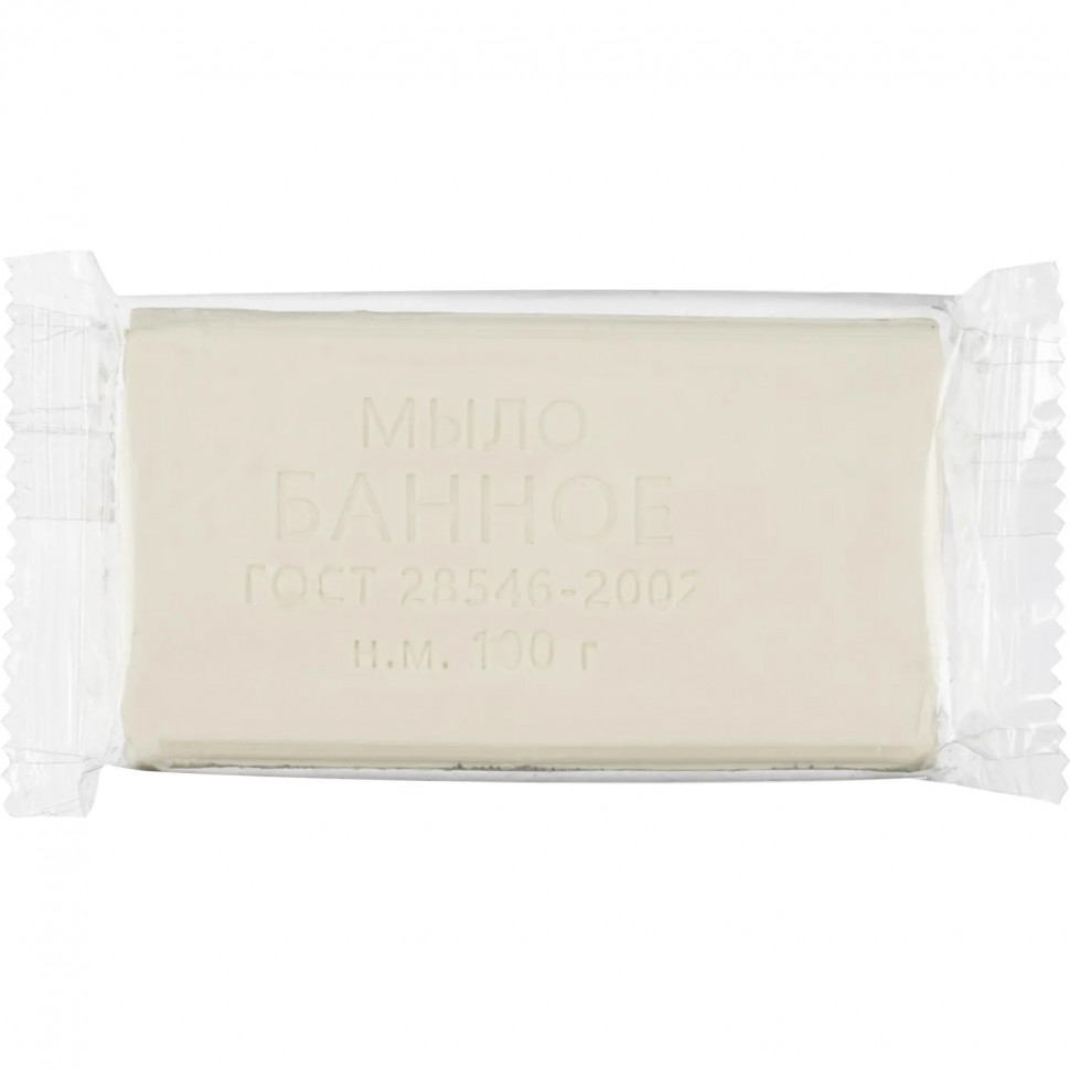 Мыло туалетное Банное 100 гр флоу-пак