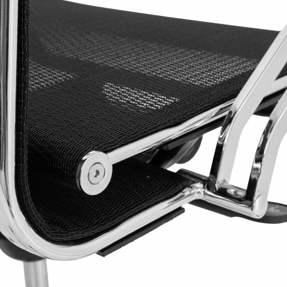 Кресло Nordic/Нордик сетка/кож.зам, черный