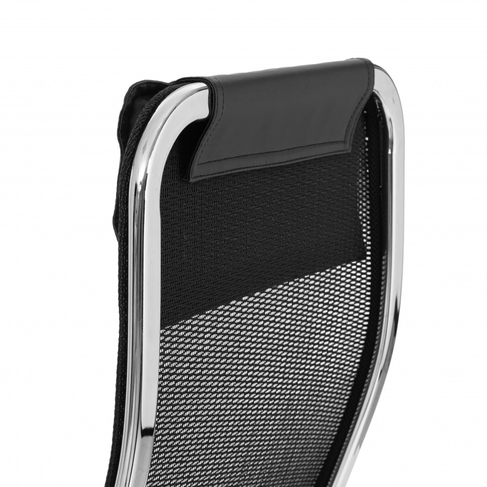 Кресло Nordic/Нордик сетка/кож.зам, черный