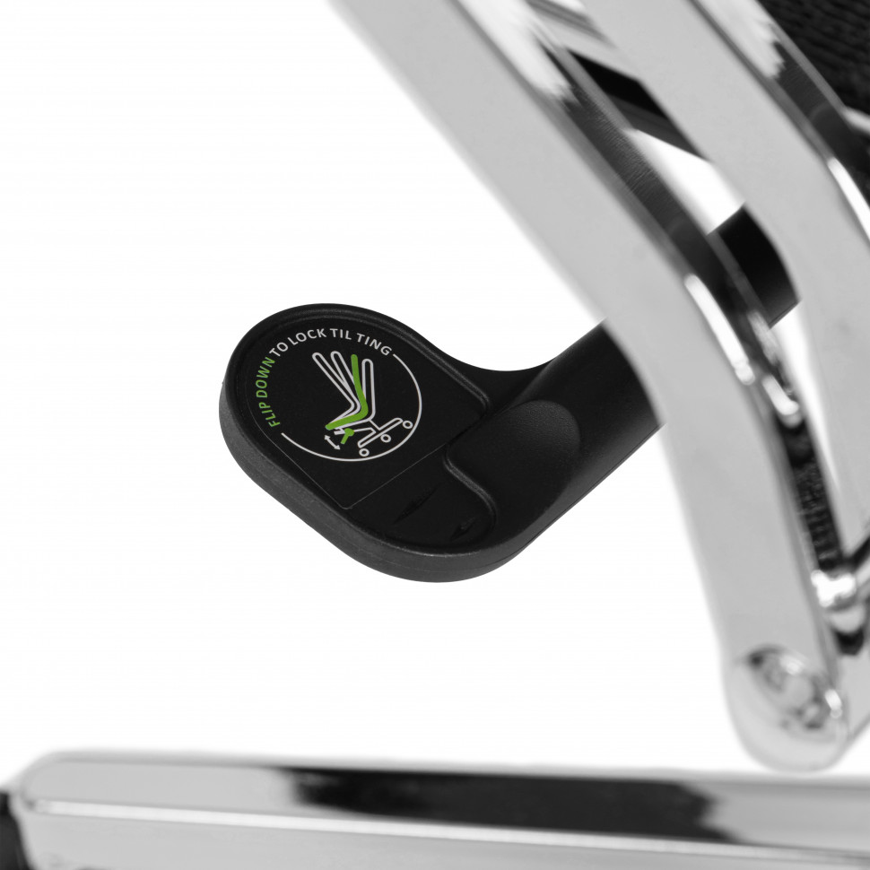 Кресло Nordic/Нордик сетка/кож.зам, черный