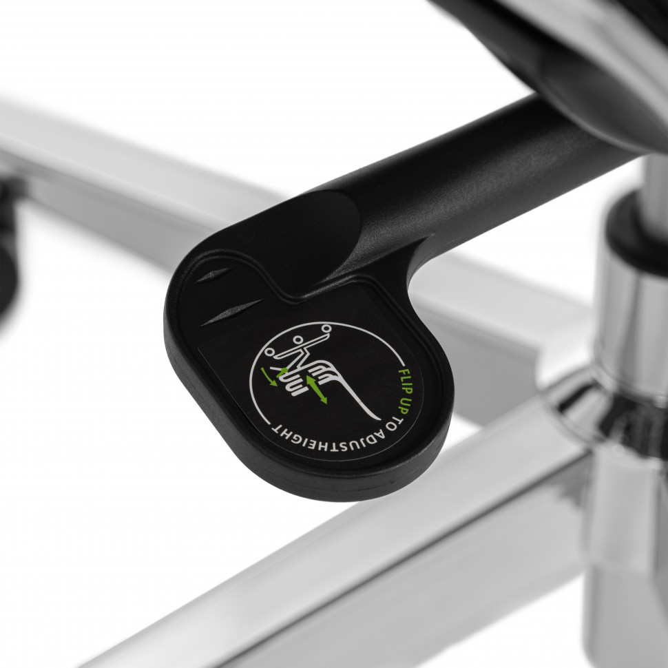 Кресло Nordic/Нордик сетка/кож.зам, черный