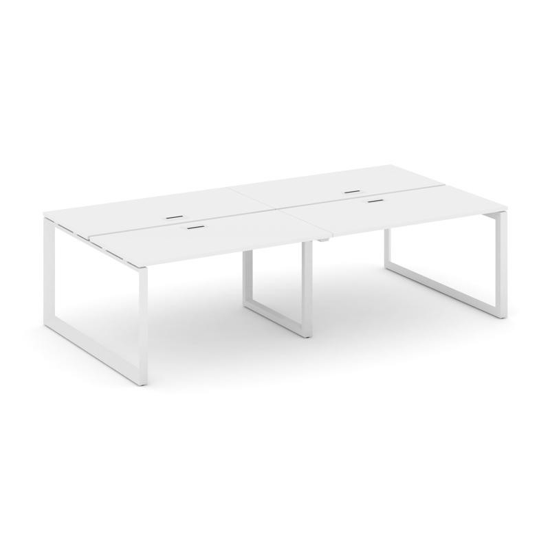 Style Project Рабочая станция двухсторонняя SN-59O.DRS-032 Белый/Металл Белый/Белый Заглушка 2360*12