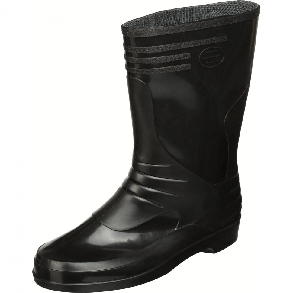 Сапоги женские цв.черный мод 102  (р.41) ПВХ