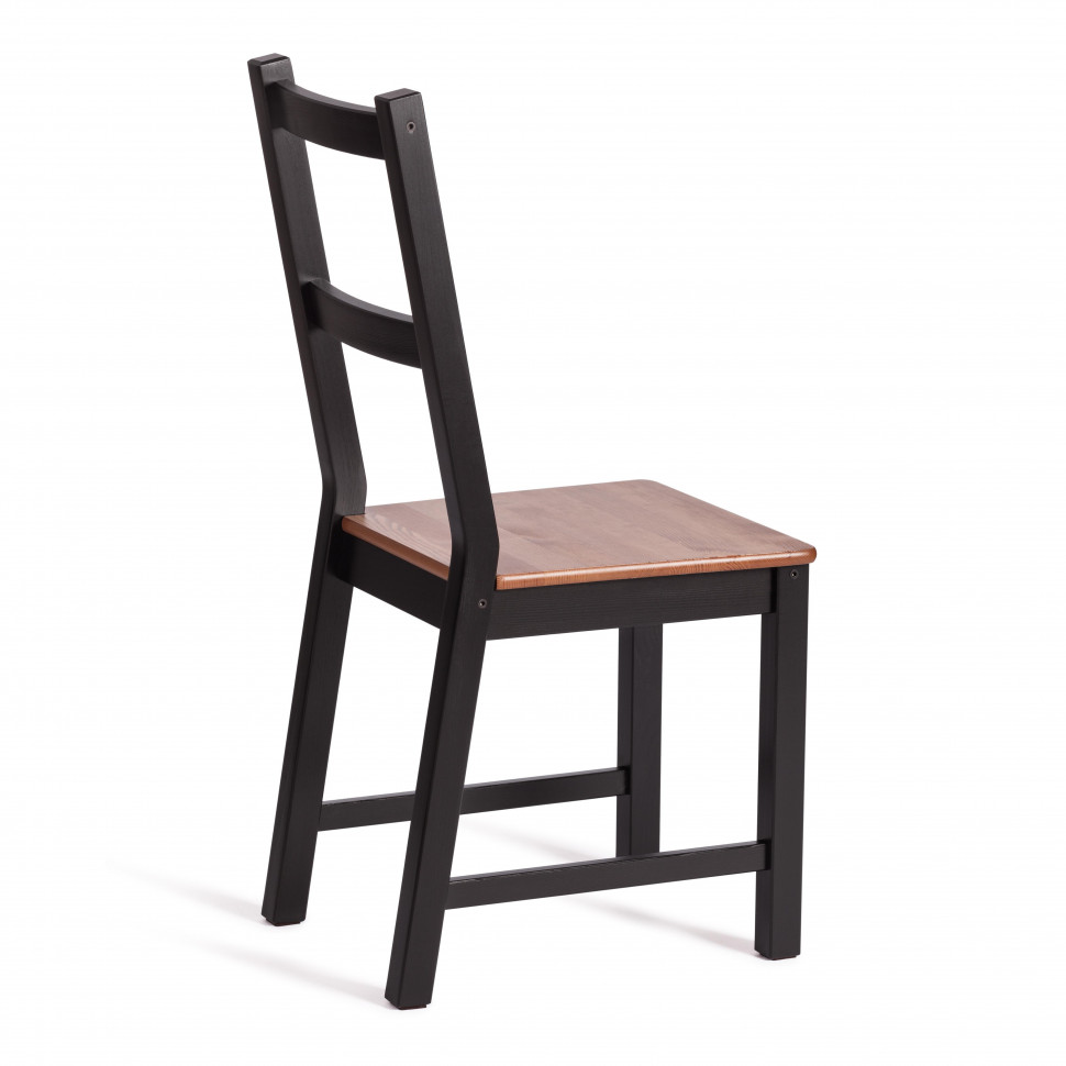 Стул Соната / Sonata chair массив сосны, 41х50х95 см, антик/чёрный