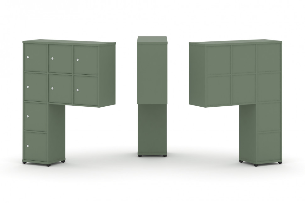 Concept Надставка высокая CN.ONV-010 Кобо/Металл Черный 1099*350*1486