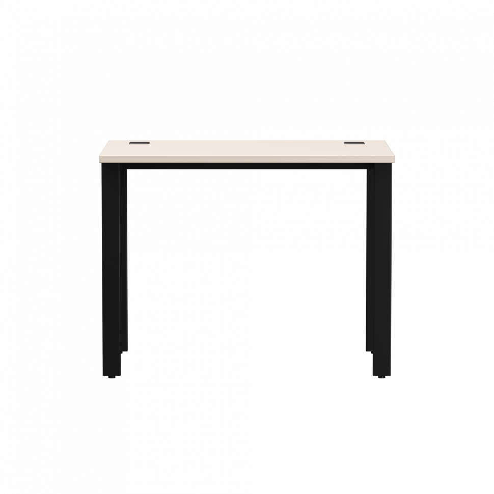 Стол прямой Everprof EVO (ЭВО) на металлокаркасе 980х670х755 мм Кашемир/Черный