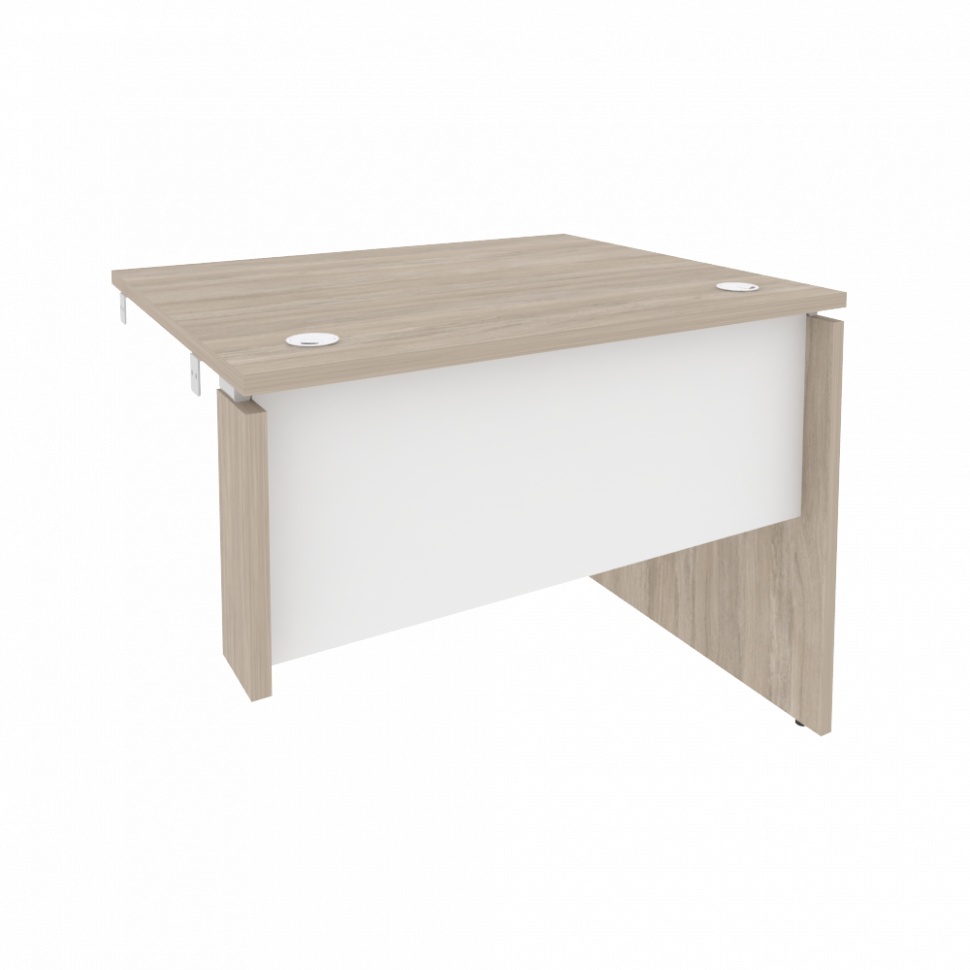 Onix Стол-приставка правый к опорным элементам O.SPR-1.8 (R) Дуб Аттик/Белый Бриллиант 980*800*750