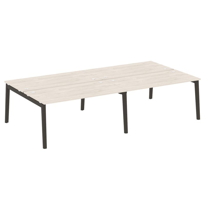 Onix Wood Рабочая станция OW.D.RS-4.4.8 Денвер Светлый/Дуб Темный/Металл Антрацит 3160*1635*750