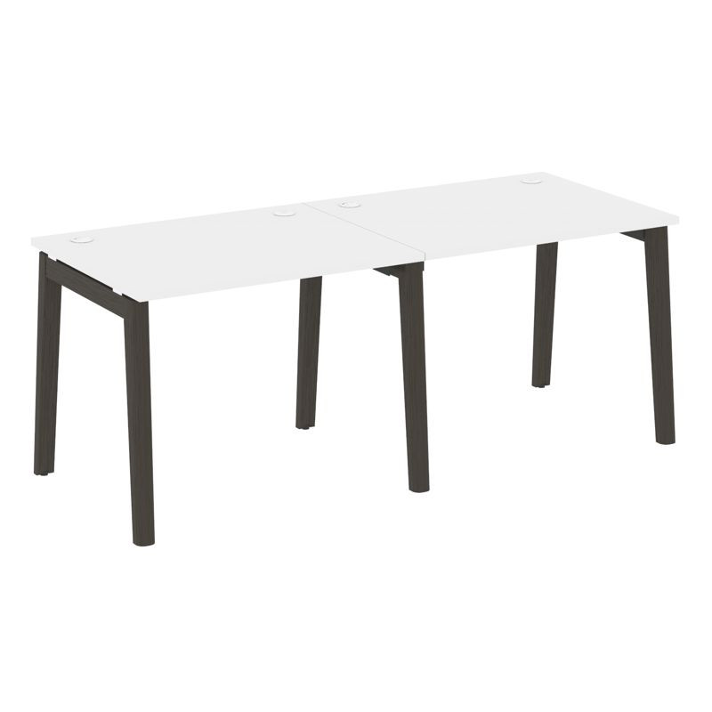 Onix Wood Рабочая станция OW.RS-2.1.8 Белый Бриллиант/Дуб Темный/Металл Антрацит 1960*800*750