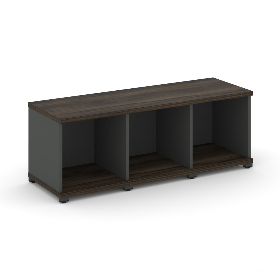 Concept Стеллаж 3 узкие секции, 1 ниша CN.STU-130 Дуб Мали/Антрацит/Металл Антрацит 1252*420*450 Concept Стеллаж 3 узкие секции, 1 ниша CN.STU-130 Дуб Мали/Антрацит/Металл Антрацит 1252*420*450