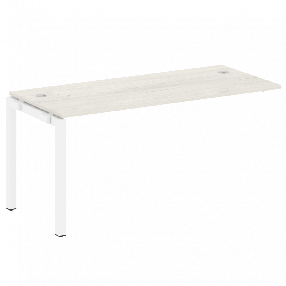 Metal System Quattro Проходной элемент рабочей станции на П-образном м/к 50БП.ПРС-СП-1.4 Дуб Наварра