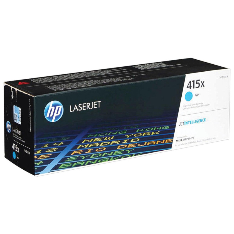 Тонер-картридж HP 415X W2031X гол. пов. емк. для HP LJ M454/MFP M479