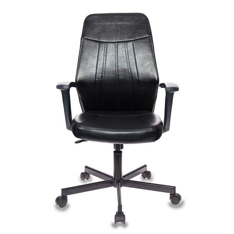 Кресло VB_EChair-224 PPU к/з черный, металл