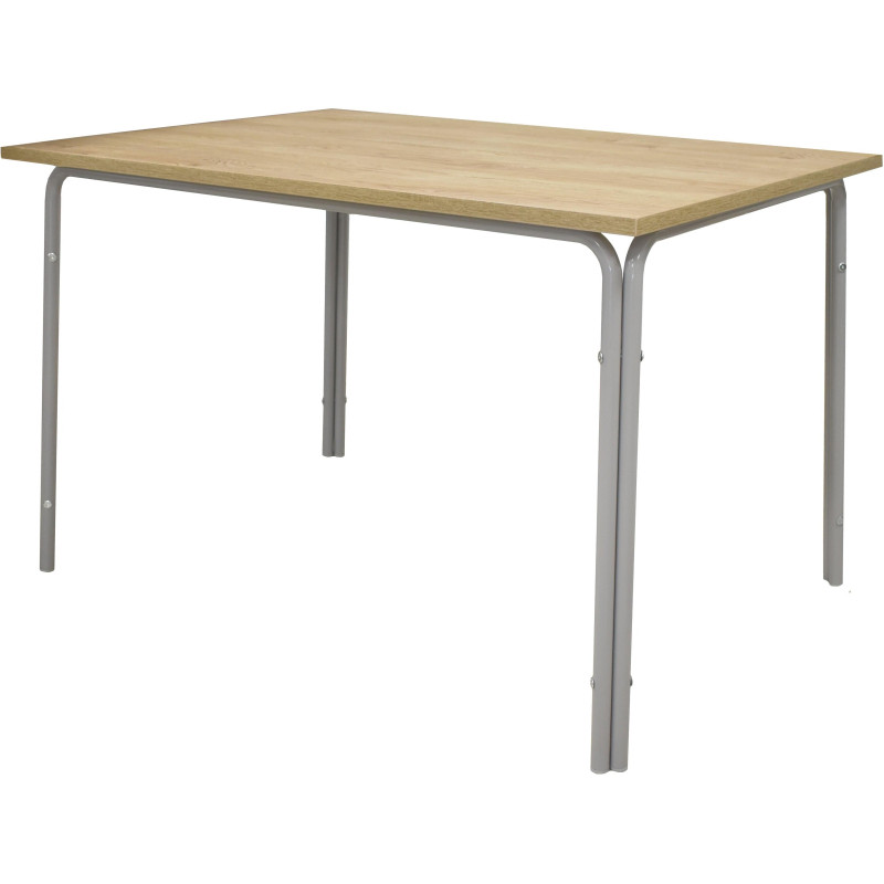 Стол обеденный 0MX_АС 800x1200 22мм д.мадуро, RAl7004