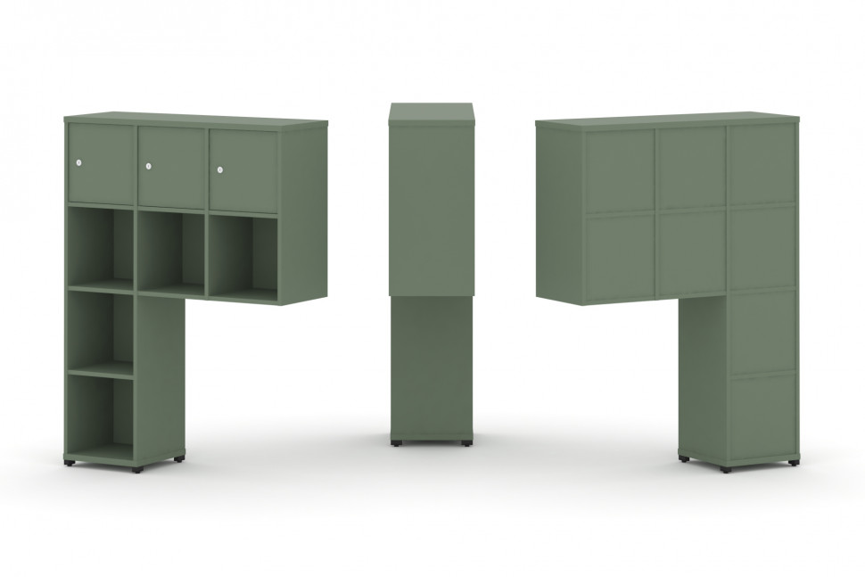 Concept Надставка высокая CN.ONV-003 Кобо/Металл Черный 1099*350*1486