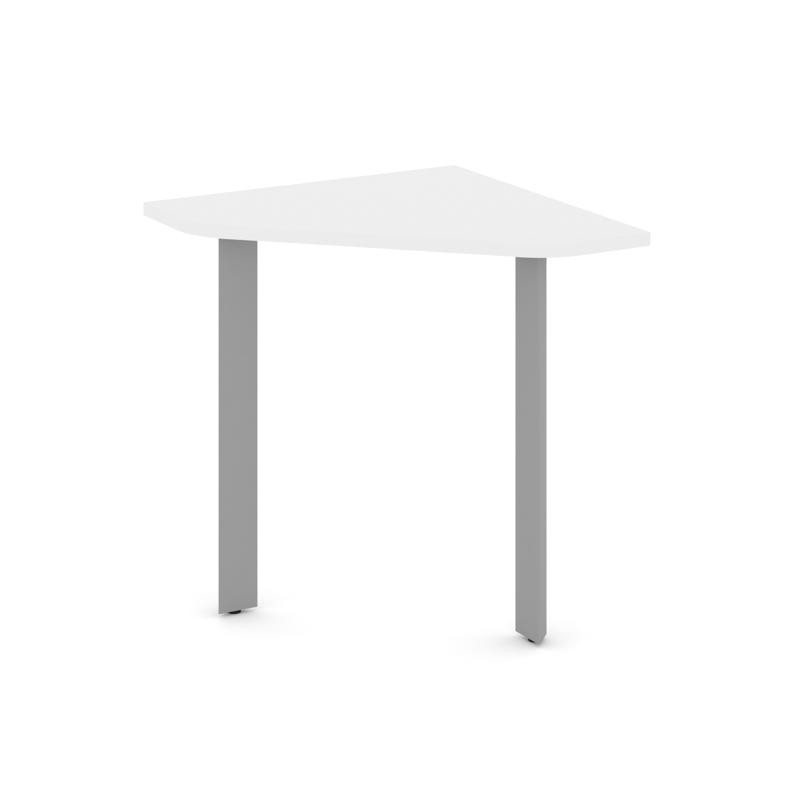 Style Project Угловой элемент стола SN-59.USP-001 Белый/Металл Серый 600*600*750