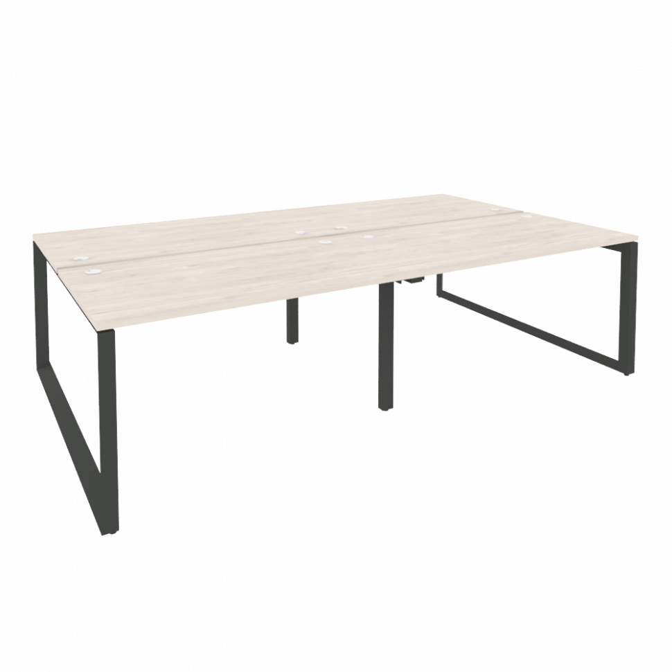 Onix Рабочая станция на О-образном м/к O.MO-D.RS-4.3.8 Денвер Светлый/Металл Антрацит 2760*1635*750