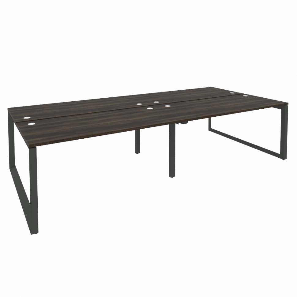 Onix Рабочая станция на О-образном м/к O.MO-D.RS-4.4.7 Дуб Мали/Металл Антрацит 3160*1475*750 Onix Рабочая станция на О-образном м/к O.MO-D.RS-4.4.7 Дуб Мали/Металл Антрацит 3160*1475*750