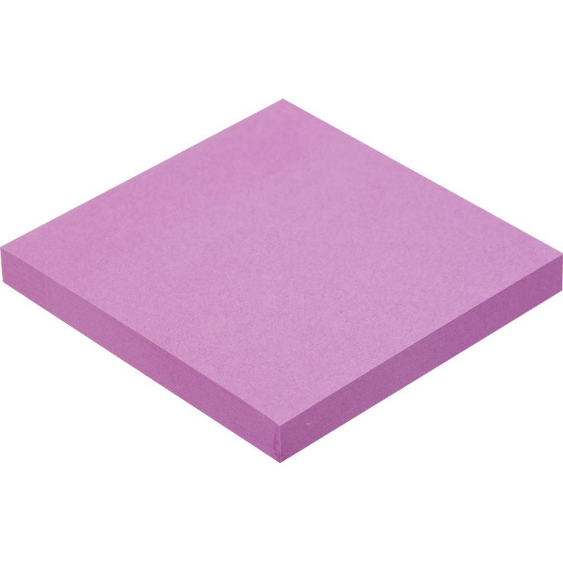 Стикеры Attache Selection с клеев. краем 76х76, неон, фиолет. 100л