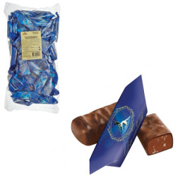 Конфеты шоколадные БАБАЕВСКИЙ "Вдохновение", пралине с дробленым фундуком, 1000 г, пакет, ББ12280