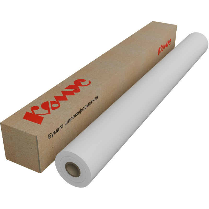 Бумага широкоформатная InkJet 80г 841ммх45м 50,8мм