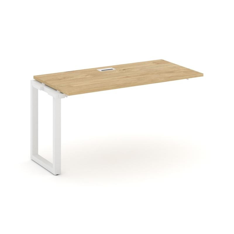 Style Project Проходной наб. элем. SN-59O.ONRS-022 Тиквуд Светлый/Металл Белый/Белый Заглушка 1180*8